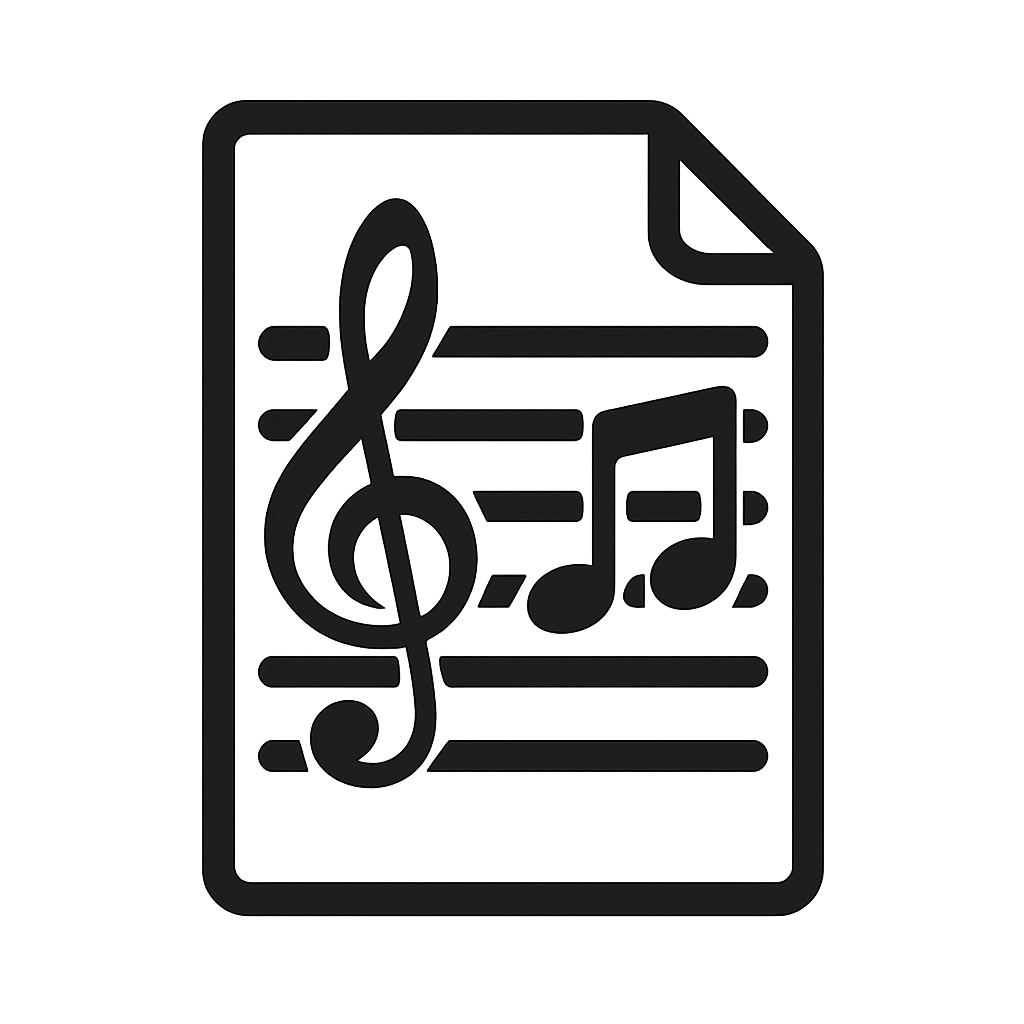 Sheet Music Icon